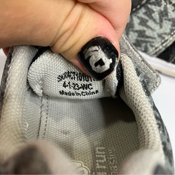See Kai run black & white sneakers toddlers size 7 casual activewear athletic - Picture 8 of 9